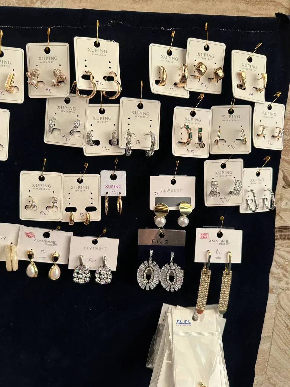 گوشواره‌های ژوپینگ رنگ ثابت|بدلیجات|کرج, شهرک بنفشه|دیوار