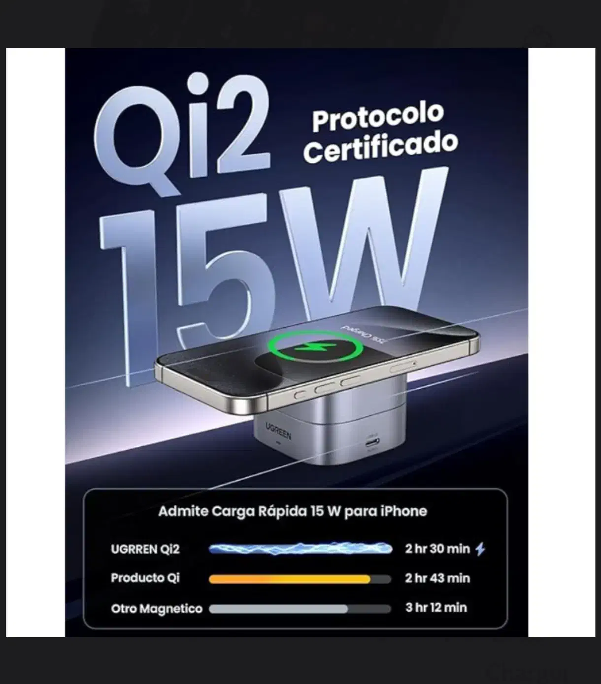 شارژر وایرلس UGREEN|لوازم جانبی موبایل و تبلت|کرج, کوی کارمندان جنوبی|دیوار