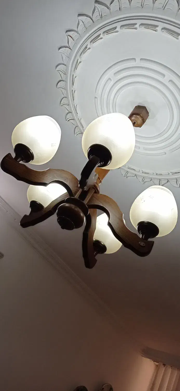 آباژر چوبی|لوستر و چراغ آویز|اصفهان, کوجان|دیوار