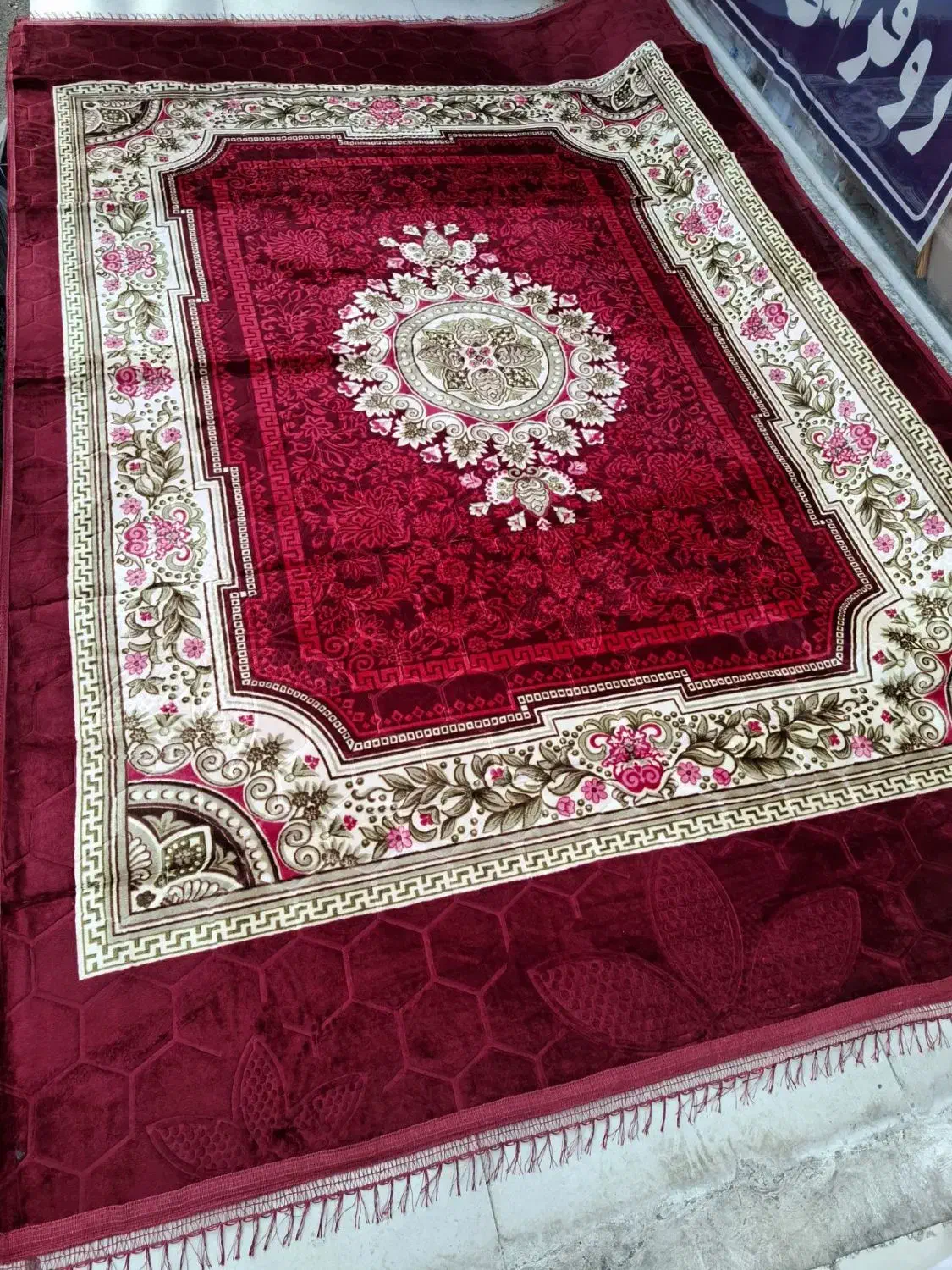 انواع رو فرشی ، زیر سفره، پتو فرش و قالیچه ترک|روفرشی|اهواز, نادری|دیوار