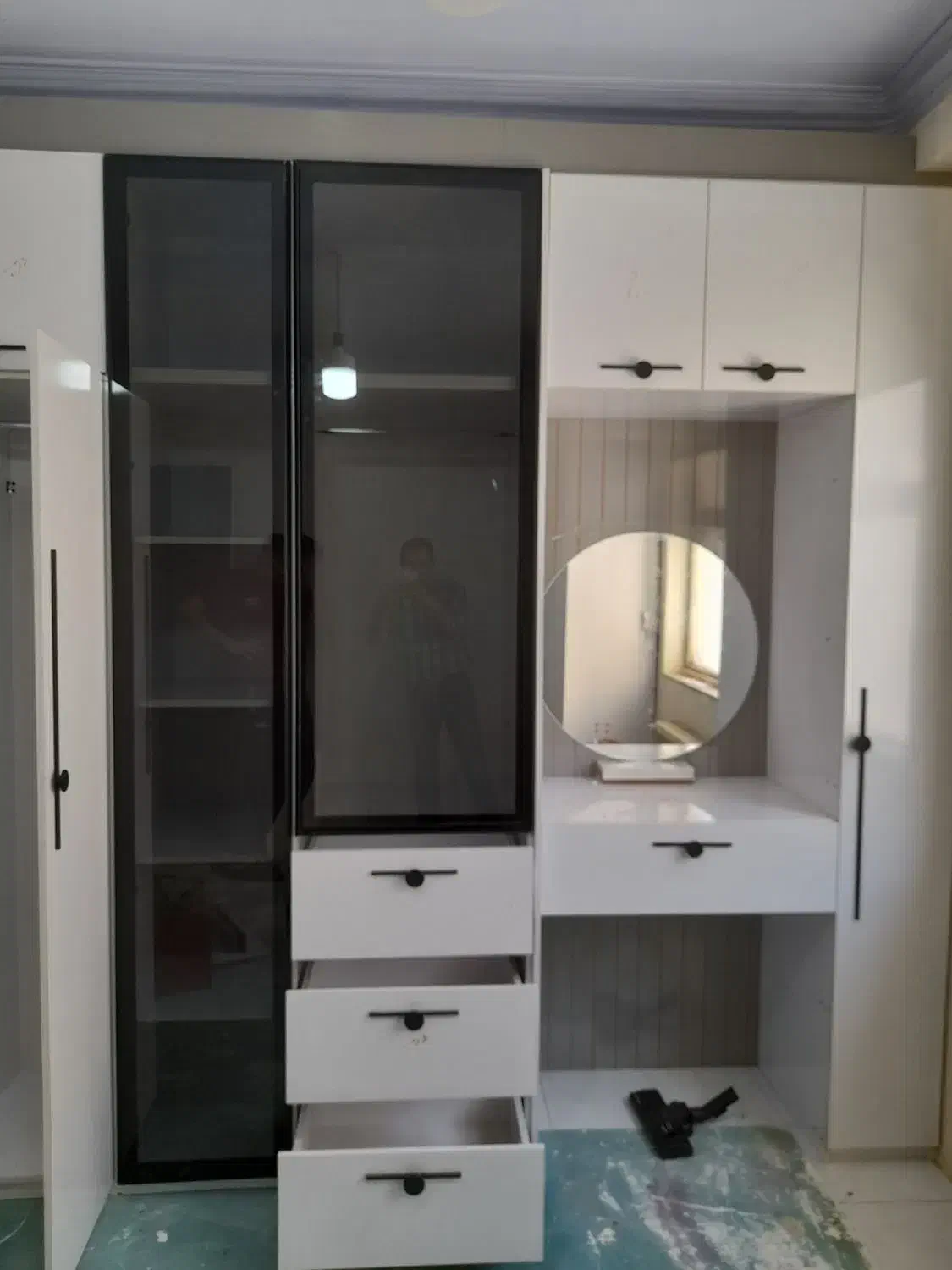 کمد دیواری درب ریلی ام دی اف|جاکفشی، کمد، دراور|تبریز, |دیوار