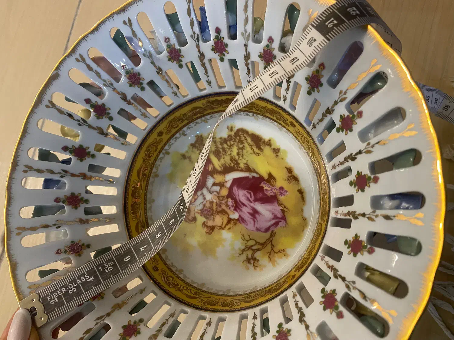 میوه خوری لیلی مجنون گل برجسته|ظروف سرو و پذیرایی|مرند, |دیوار