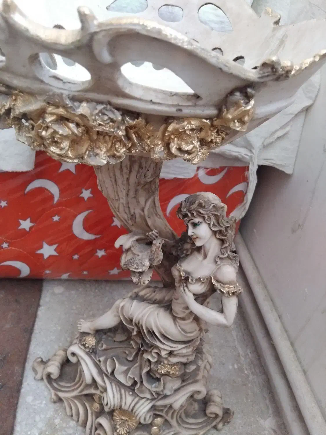 آبنما قدیمی ومیوه خوری فرشته|کلکسیون اشیاء عتیقه|شیراز, سینما سعدی|دیوار