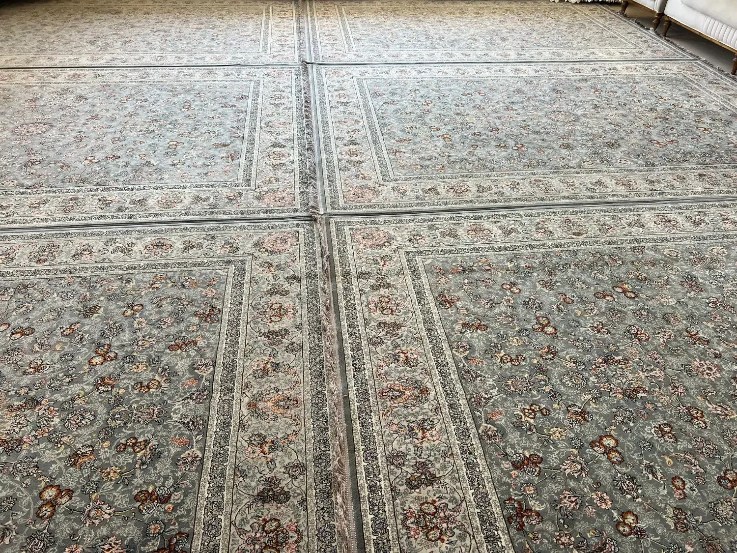 فرش ابریشم اصل اکریلیک صادراتی ۶ متری|فرش|بانه, |دیوار