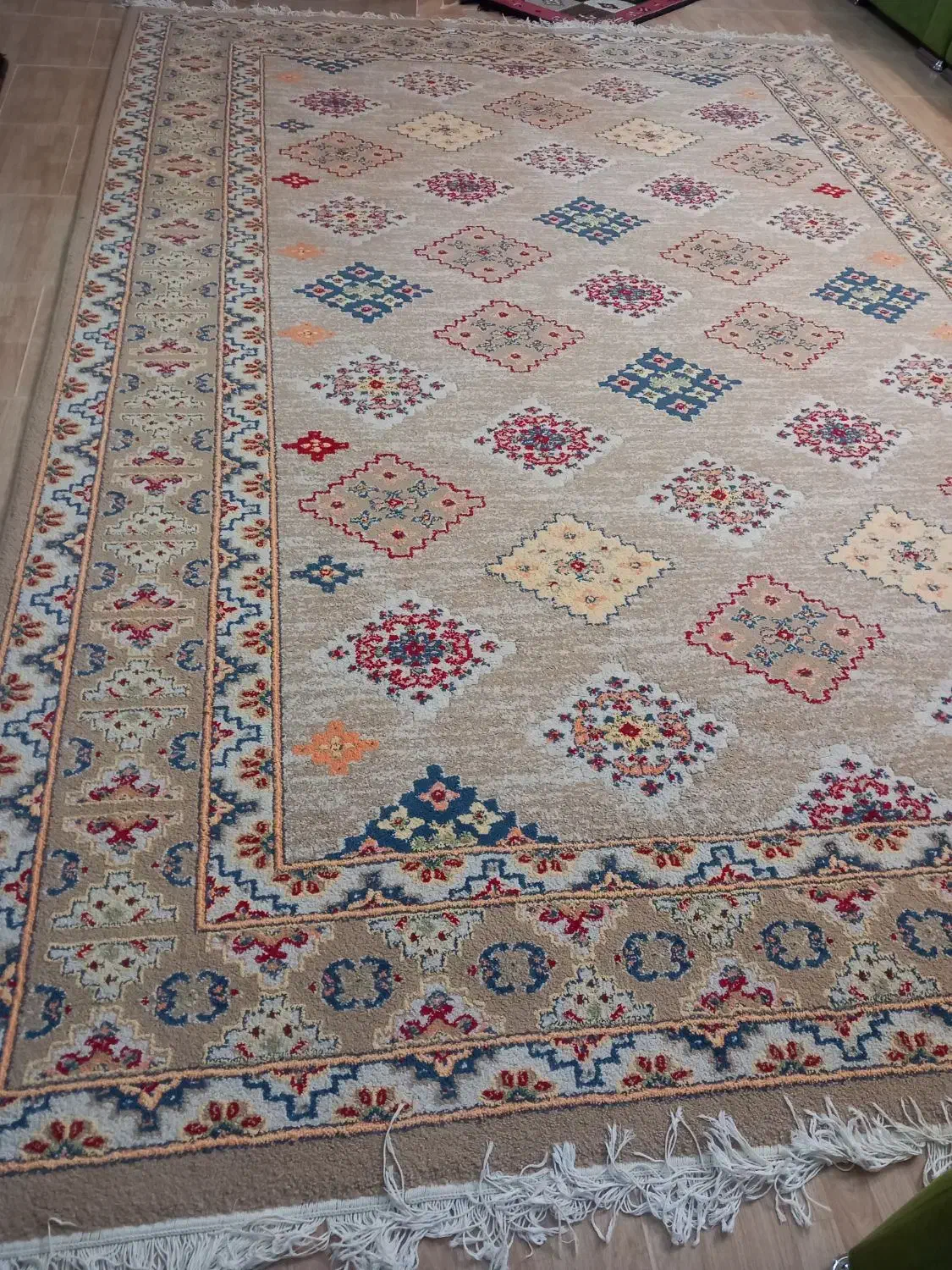 فرش گلیمی نه متری|گلیم، جاجیم، گبه|بروجرد, |دیوار