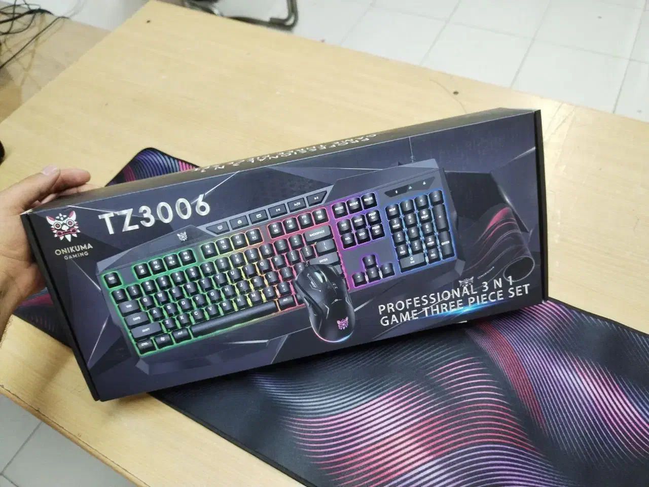 ست گیمینگ اونیکوما نورپردازی صفحه کلید RGB|قطعات و لوازم جانبی رایانه|شیروان (خراسان), |دیوار