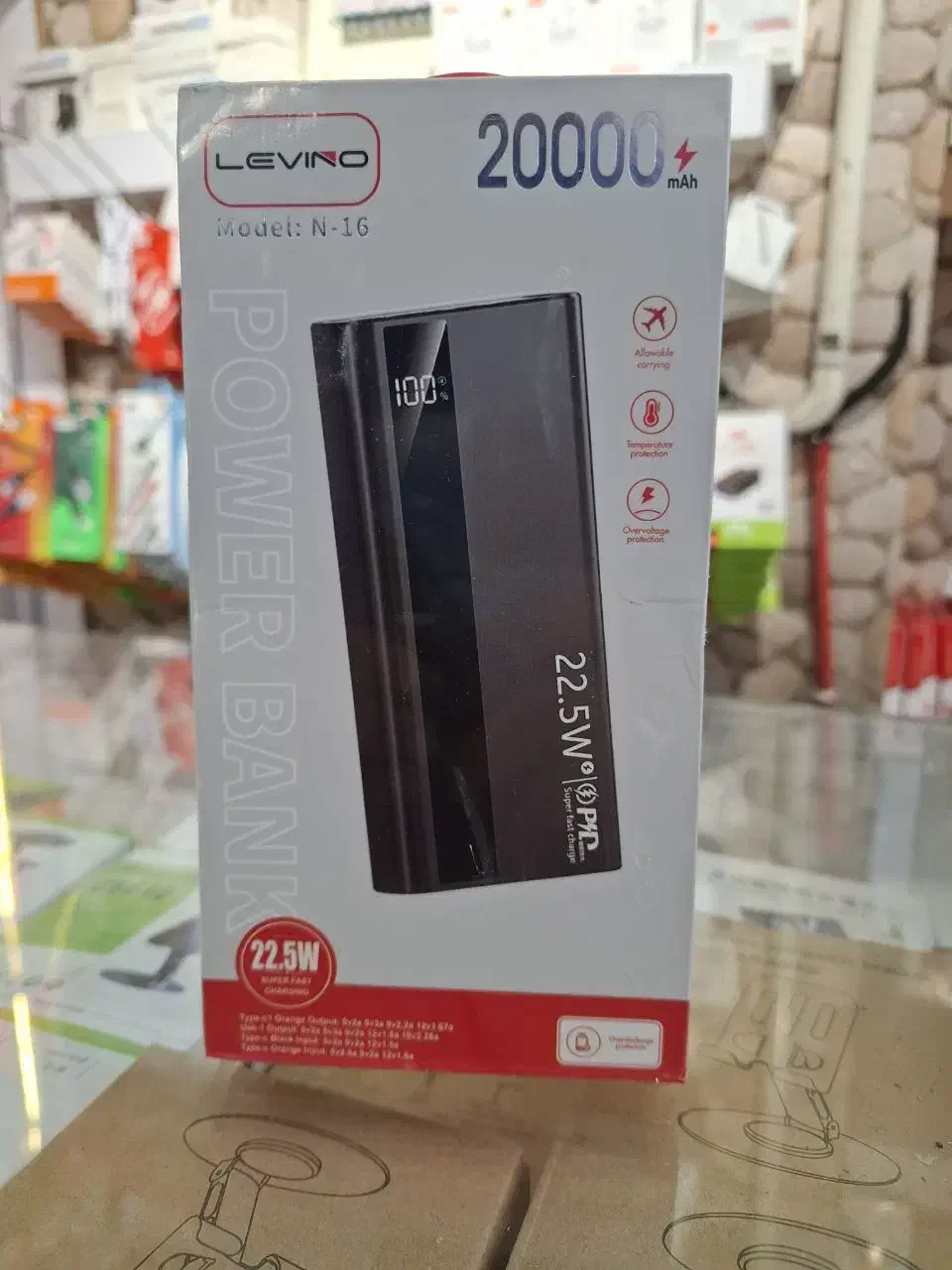 پاوربانک 20هزار لیونو N16سوپر فست اورجینال|لوازم جانبی موبایل و تبلت|قم, چهار مردان|دیوار