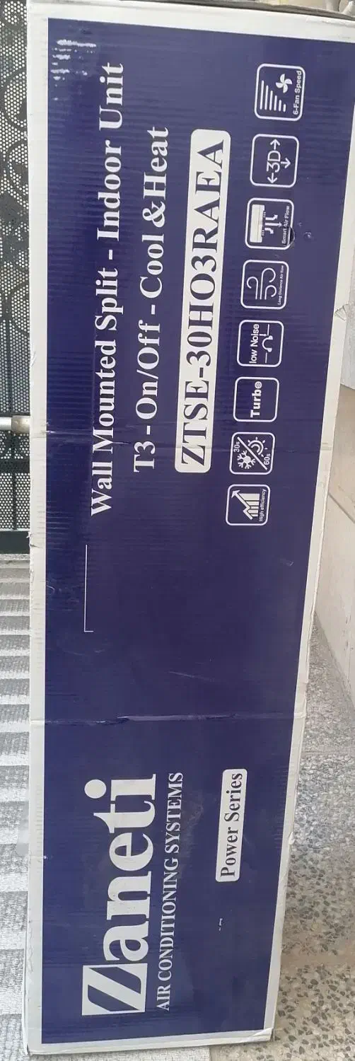 پنل اسپیلت زانتی 30هزار سرد و گرم پلمپ|کولر گازی و فنکوئل|شیراز, شهرک گلدشت حافظ|دیوار