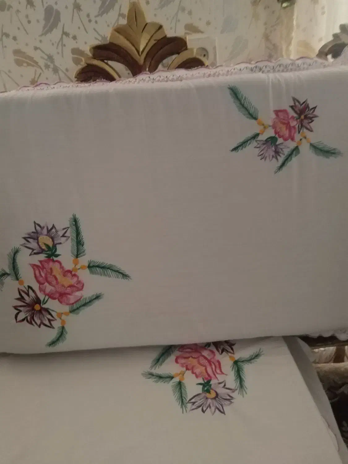 نیم پشتی گلدوزی|پشتی|سیرجان, |دیوار