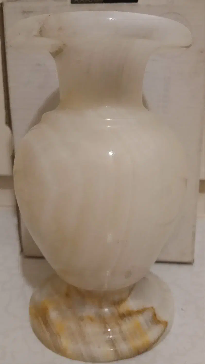 گلدان سنگ مرمر ارتفاع ۱۶ سانتیمتر|صنایع دستی و سایر لوازم تزئینی|تهران, امانیه|دیوار