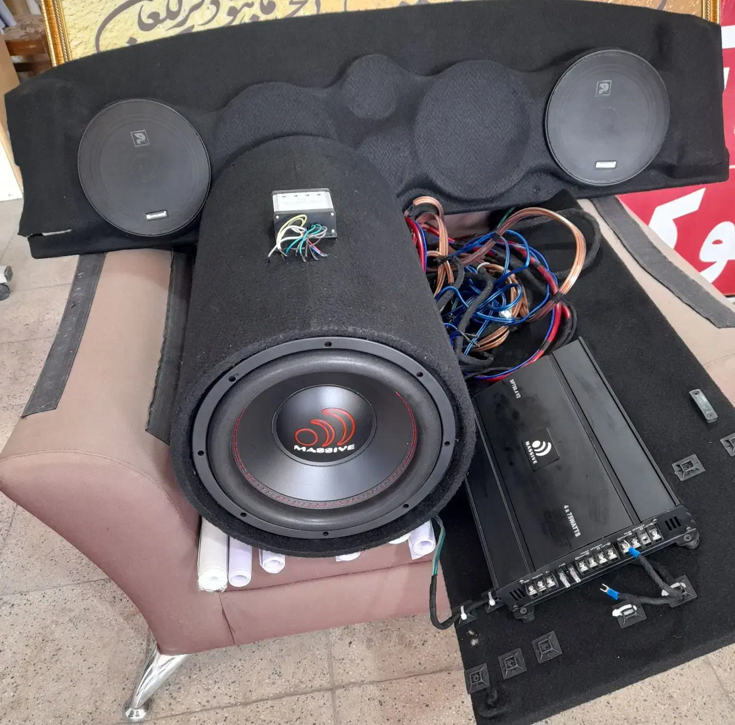 سیستم صوتی ماشین (درحد نو) زیرقیمت|قطعات یدکی و لوازم جانبی|نوبران, |دیوار