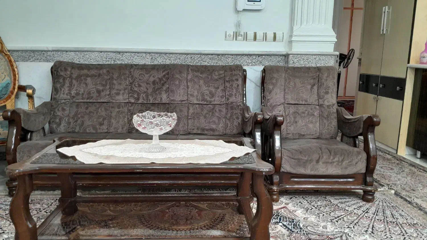 مبل هفت نفره کلاسیک|مبلمان خانگی و میز عسلی|گرگان, |دیوار