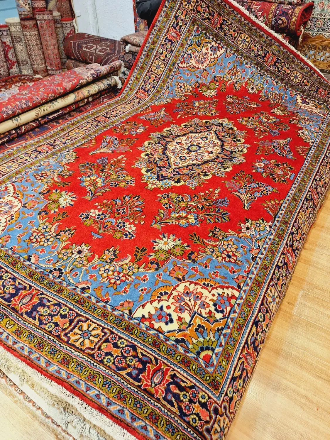 قالی ۶متری دستباف گلپایگان|فرش|تهران, اکباتان|دیوار