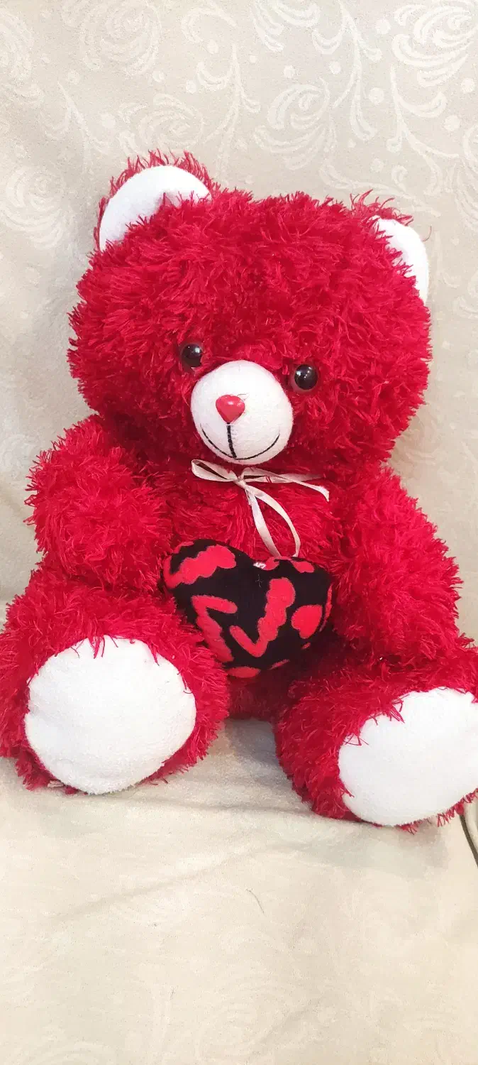 عروسک خرسی قرمز|اسباب‌بازی بچه|تهران, سازمان برنامه شمالی|دیوار