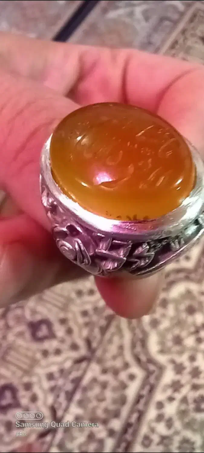 انگشتر نقره عقیق ناب یمنی کهنه|جواهرات|تیران, |دیوار