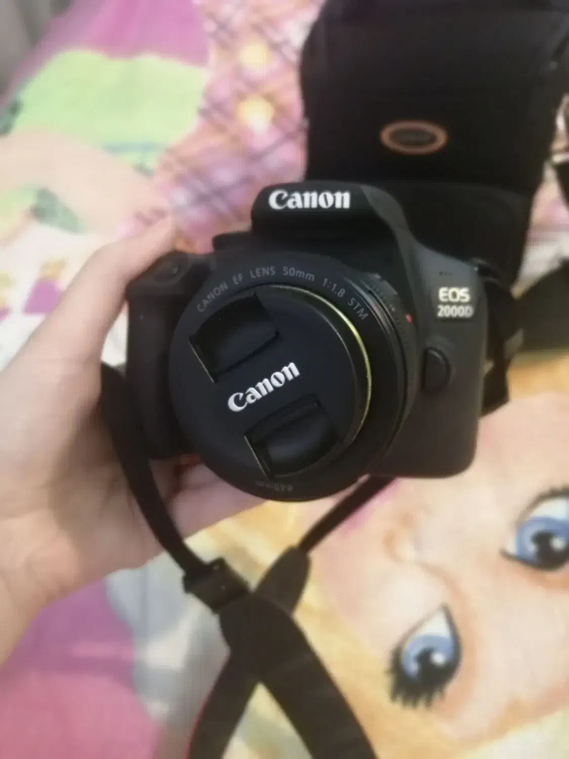 دوربین کنون Eos 2000 با لنز پرتره 50mm|دوربین عکاسی و فیلمبرداری|شیراز, غدیر جنوبی|دیوار