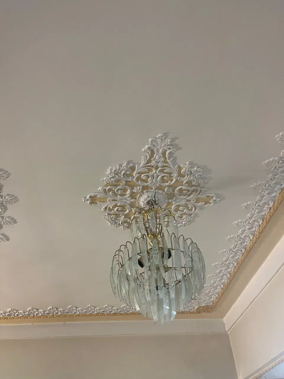 لوستر قدیمی|لوستر و چراغ آویز|کرمان, |دیوار