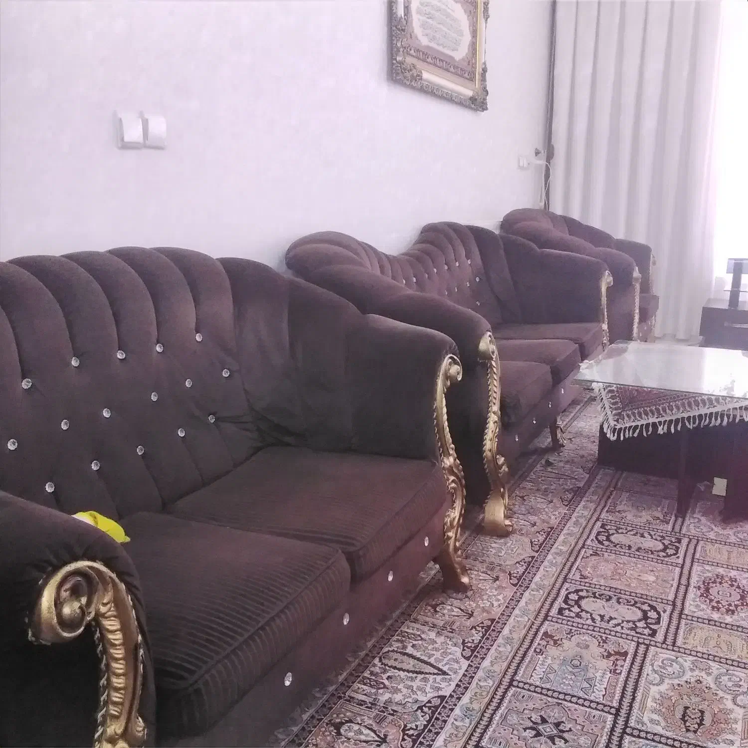 مبلمان خانگی نیمه سلطنتی|مبلمان خانگی و میز عسلی|اصفهان, شهرک ولیعصر|دیوار