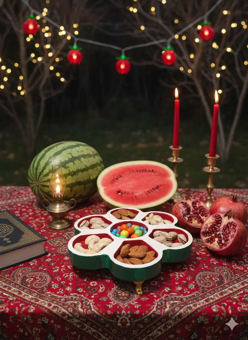 دکوری دست‌ساز و شمع فانتزی شب یلدا|صنایع دستی و سایر لوازم تزئینی|کاشان, فاز ۲ ناجی آباد|دیوار