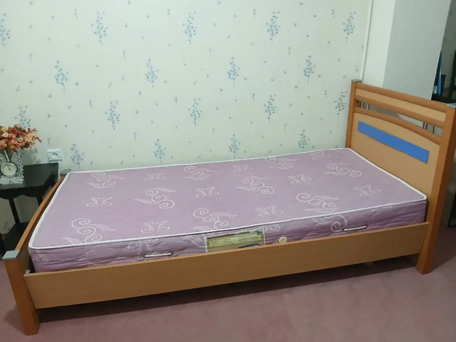 تخت و کمد سه تایی مخصوص اتاق کودک|تخت و سرویس خواب|میانه, |دیوار