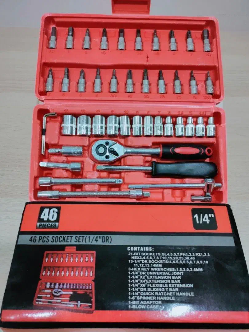 مجموعه جعبه بکس 46عددی/مخصوص کارگاه و منزل|ابزارآلات|قم, چهل درخت‎|دیوار