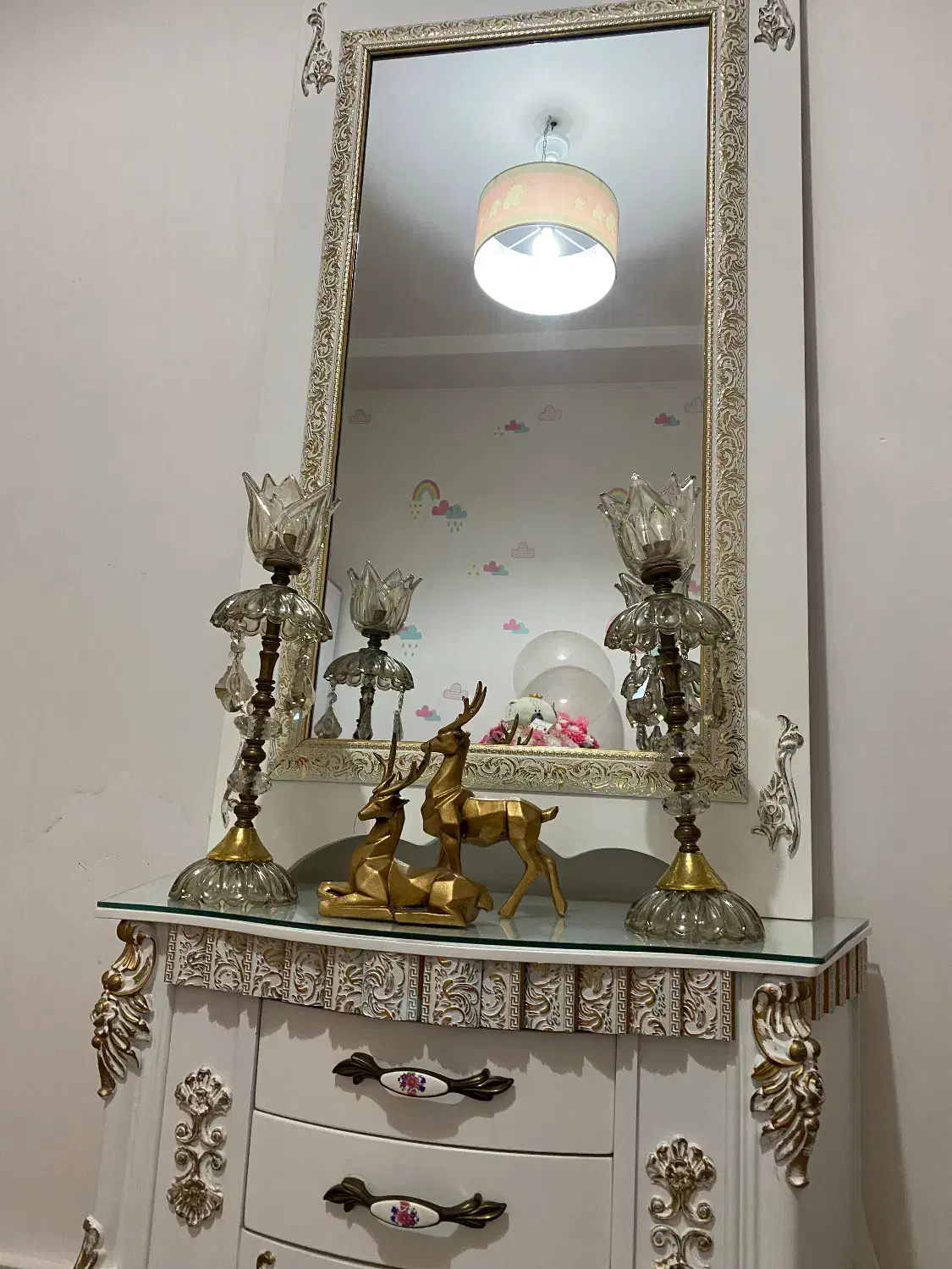 آینه کنسول|بوفه، ویترین، کنسول|رشت, کوی حسینی|دیوار