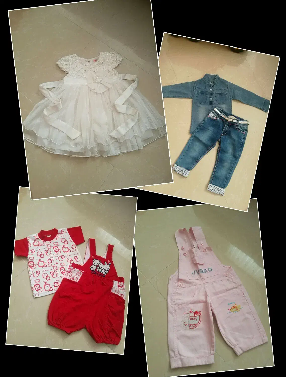 لباس دخترانه در حد نو|کفش و لباس بچه|فسا, |دیوار