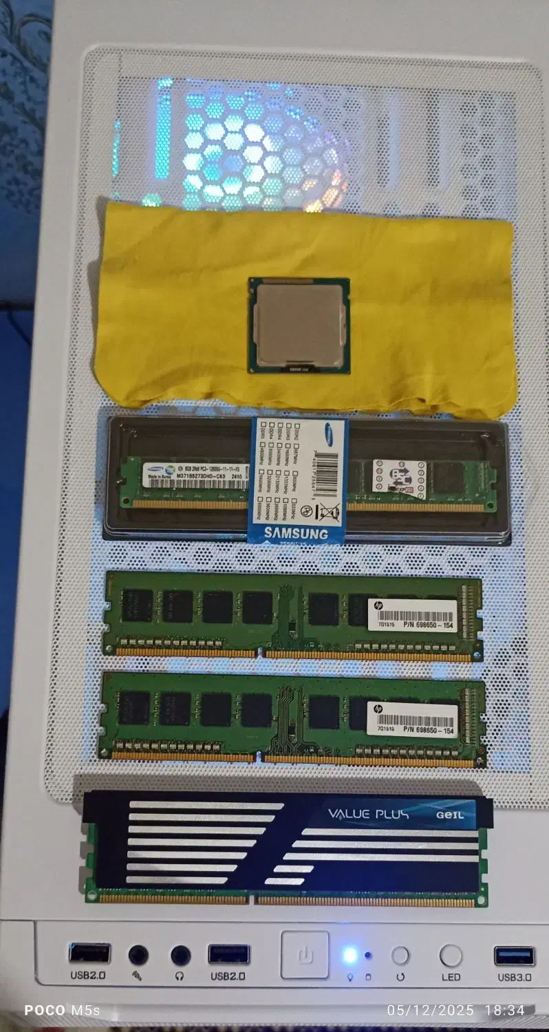 تعدادی رم ddr3 و cpu ارزون|قطعات و لوازم جانبی رایانه|ماکو, |دیوار