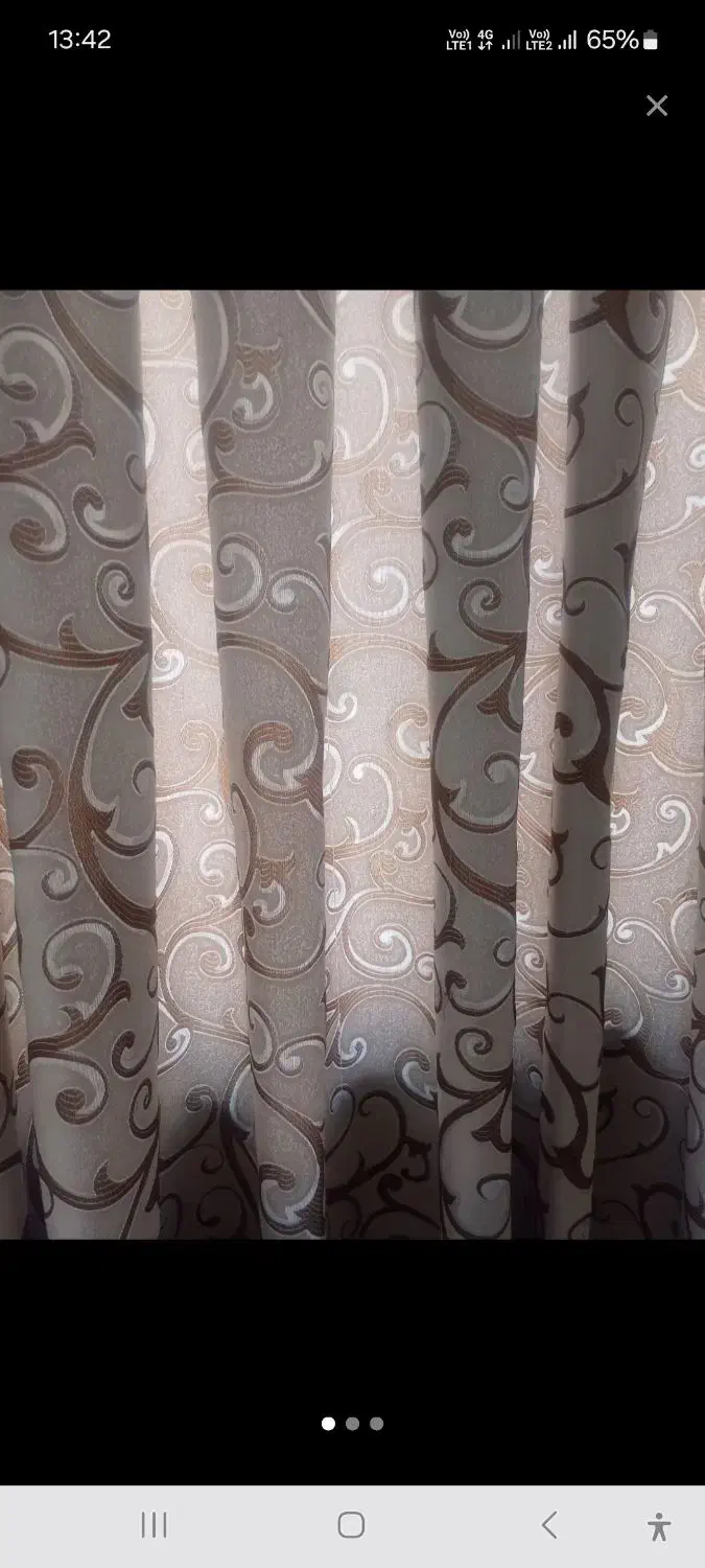 دوعدد پرده درحدنو|پرده، رانر، رومیزی|پاوه, |دیوار