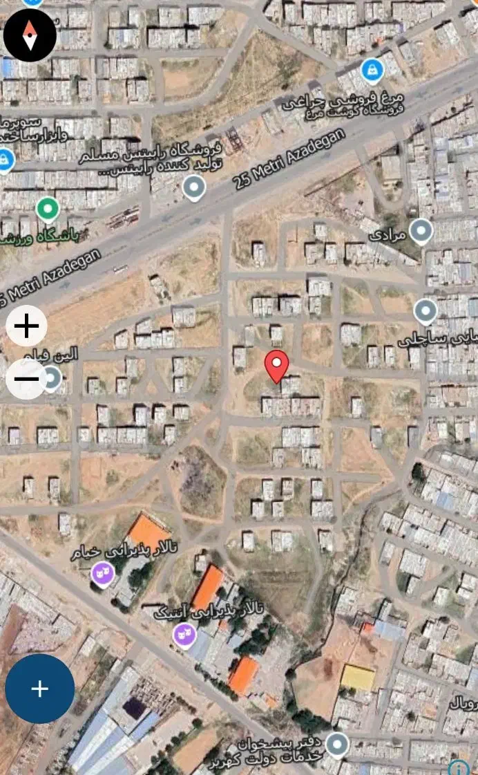 زمین ۱۸۰ متر مربع بسیج ۲|فروش زمین و ملک کلنگی|کرمانشاه, |دیوار