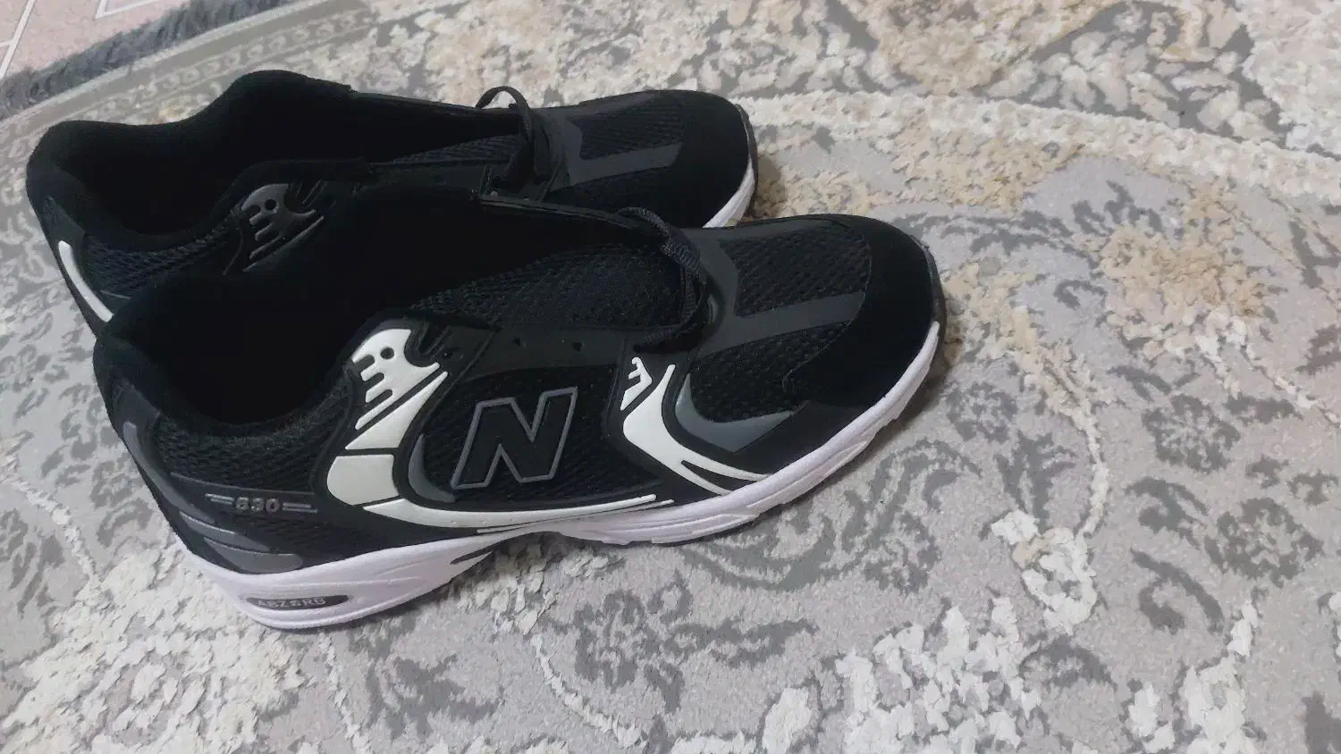 کتونی نیوبالانس ۵۳۰ مشکی لیبل ویتنام.بالنسیاگا ابی|کیف، کفش، کمربند|رشت, توشیبا|دیوار