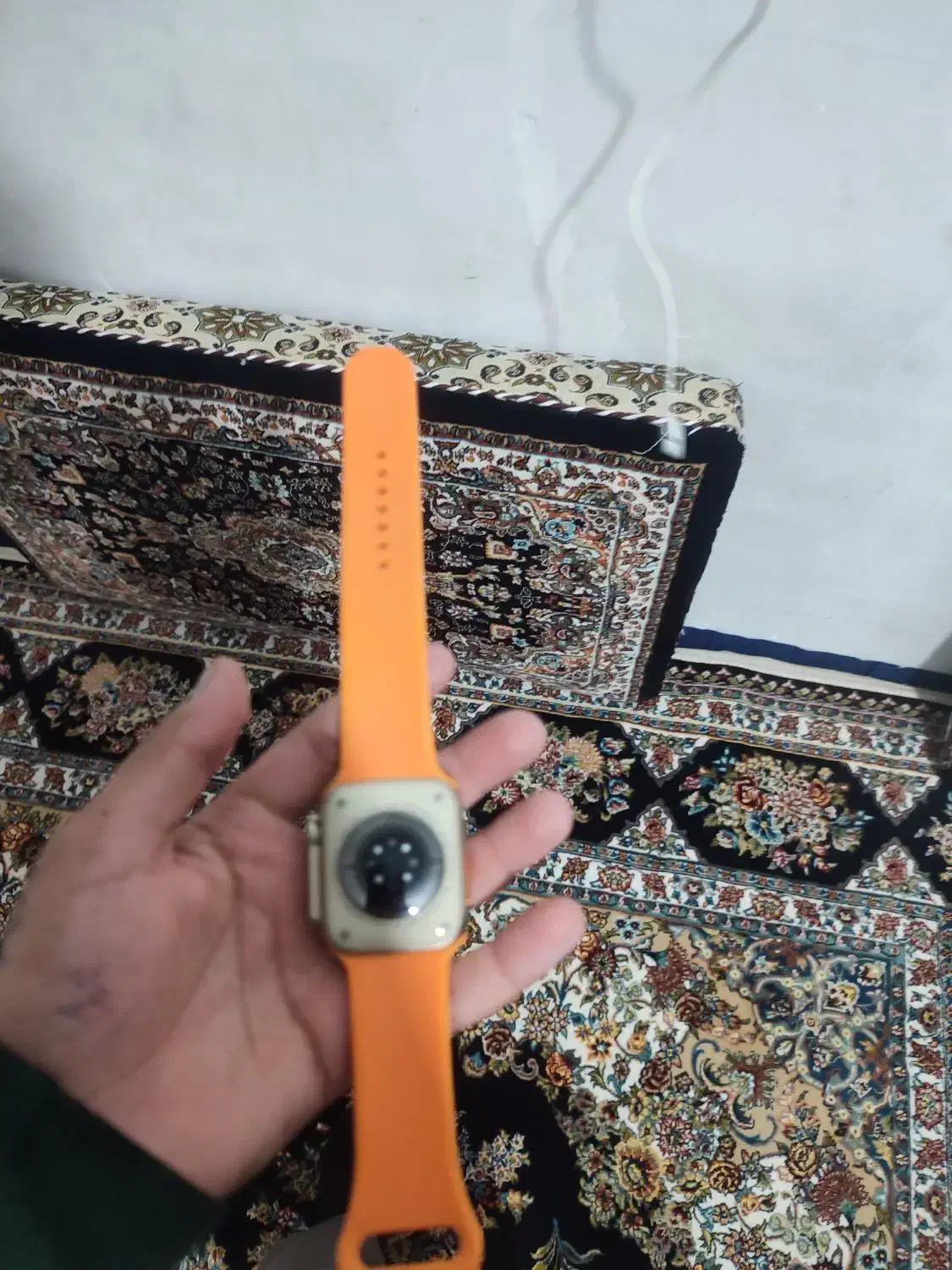ساعت اپل واچ اصل  با بند نارنجی|ساعت|سقز, |دیوار