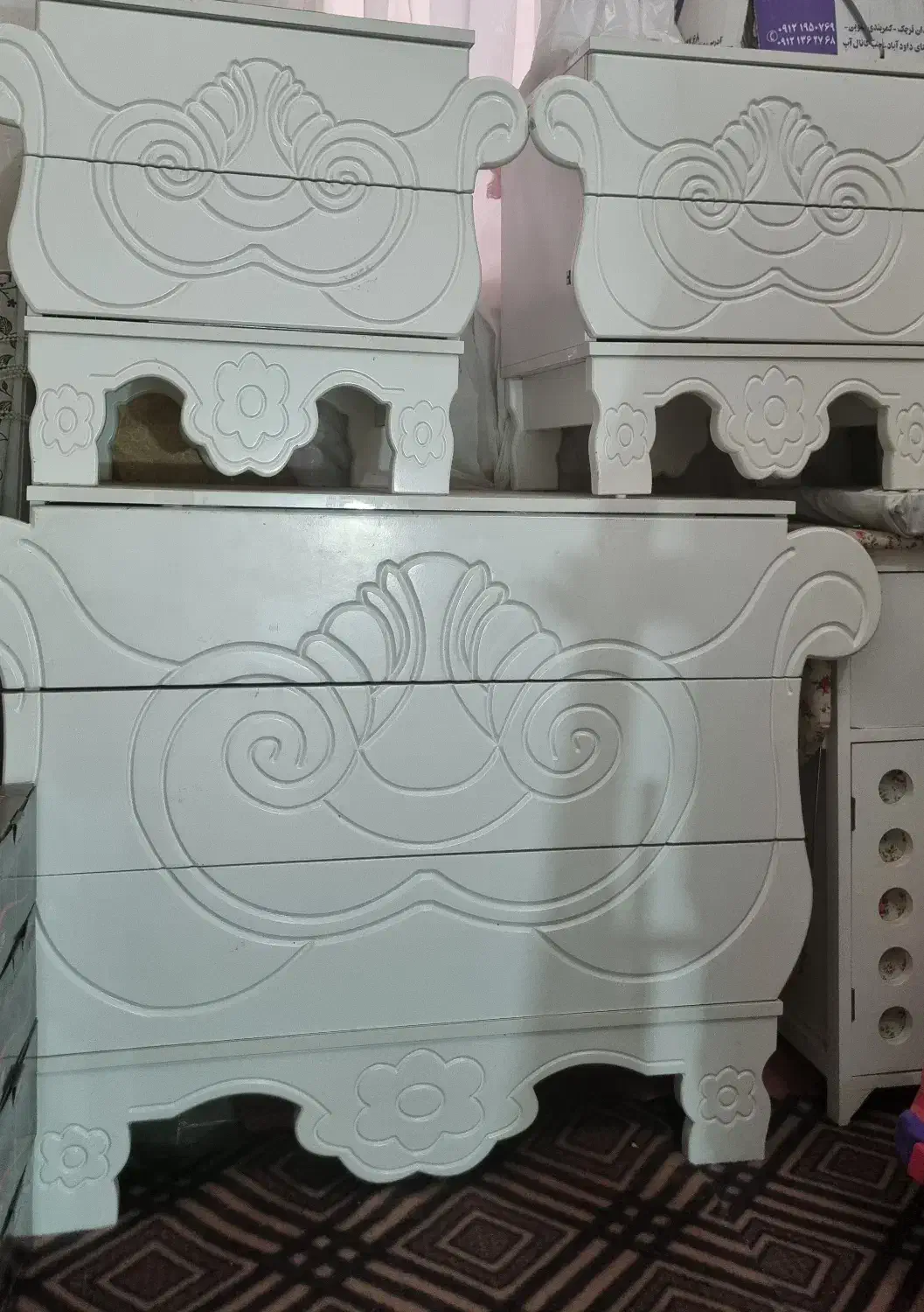 میز آرایش همراه پاتختی|جاکفشی، کمد، دراور|اسلامشهر, شهرک امام حسین (میان آباد)|دیوار