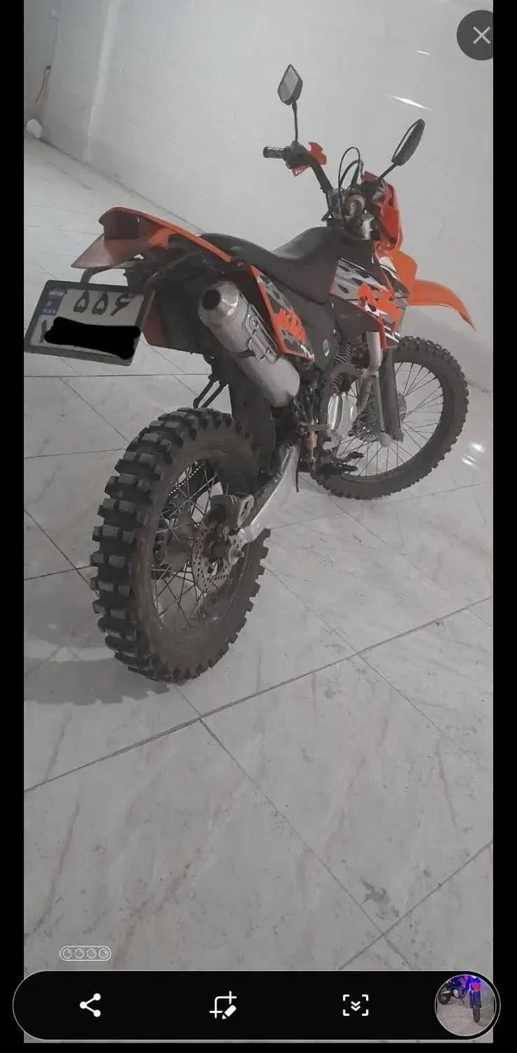 موتور تریل طرح ktm|موتورسیکلت|شهرکرد, |دیوار