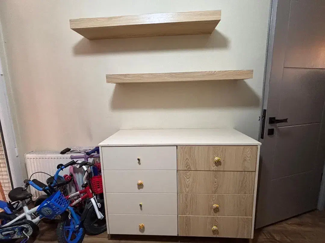 سرویس خواب کودک تخت دو طبقه، کمد ، دراور ، شلف|اسباب و اثاث بچه|تهران, شهرک پرواز|دیوار