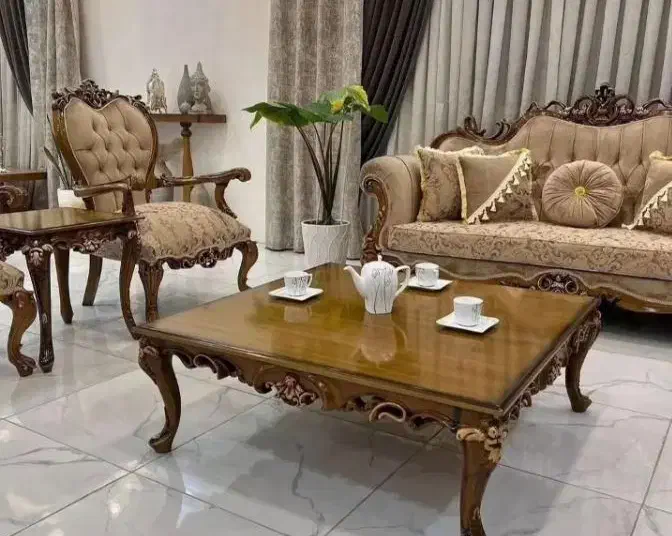 مبلمان سلطنتی شاه نشین ملکه|مبلمان خانگی و میز عسلی|مشهد, ولیعصر (شهرک غرب)|دیوار