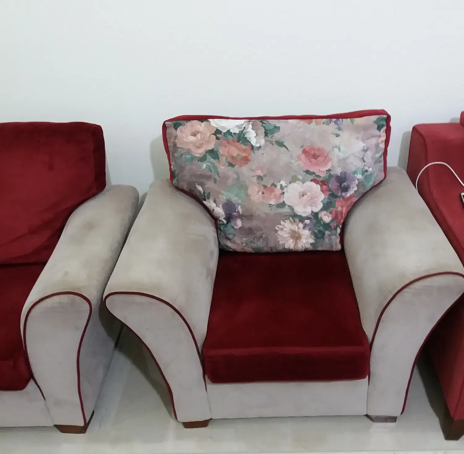 مبل ۷ نفره پارچه ترک دو رو|مبلمان خانگی و میز عسلی|ساری, |دیوار