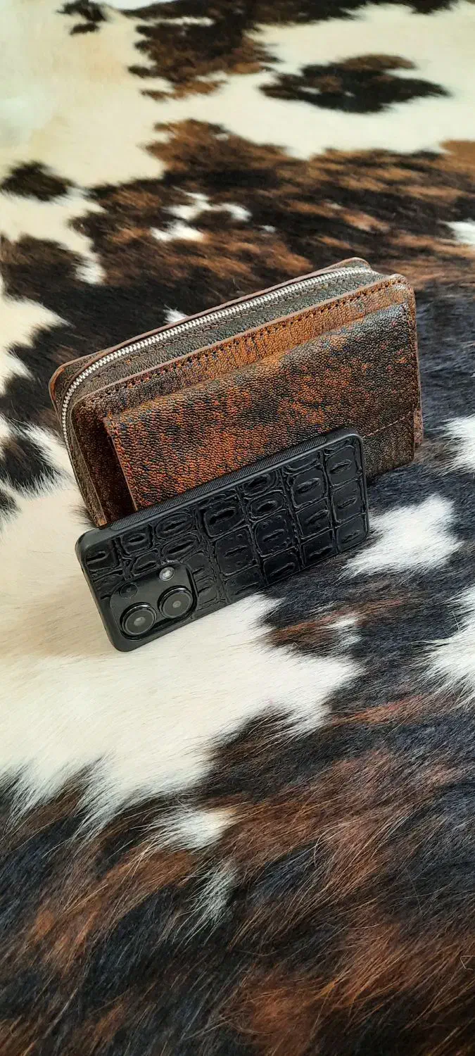 کیف دستی مدارک ساخته شده با چرم طبیعی|کیف، کفش، کمربند|رشت, خرسندی|دیوار