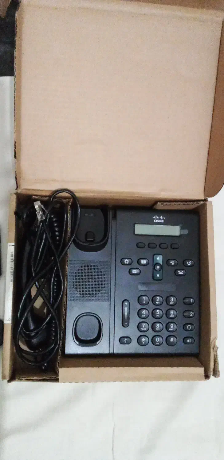 تلفن ویپ سیسکو 6921 voip cisco نو|تلفن رومیزی|تهران, هاشمی|دیوار