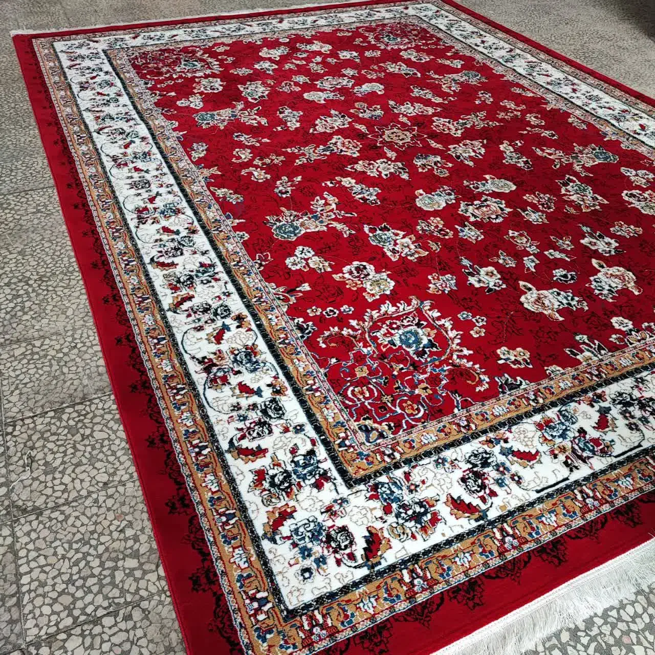 انواع فرش ماشینی رنگها طرحها و ابعاد متفاوت|فرش|آران و بیدگل, |دیوار