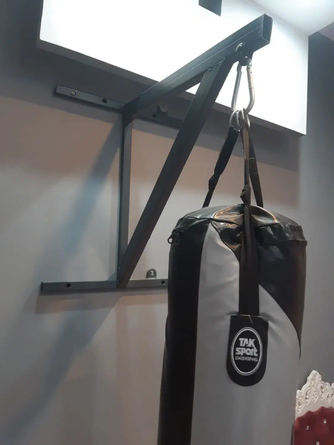 کیسه بوکس با پایه دیواری|تجهیزات ورزشی|رشت, شهرک آیت الله منتظری|دیوار