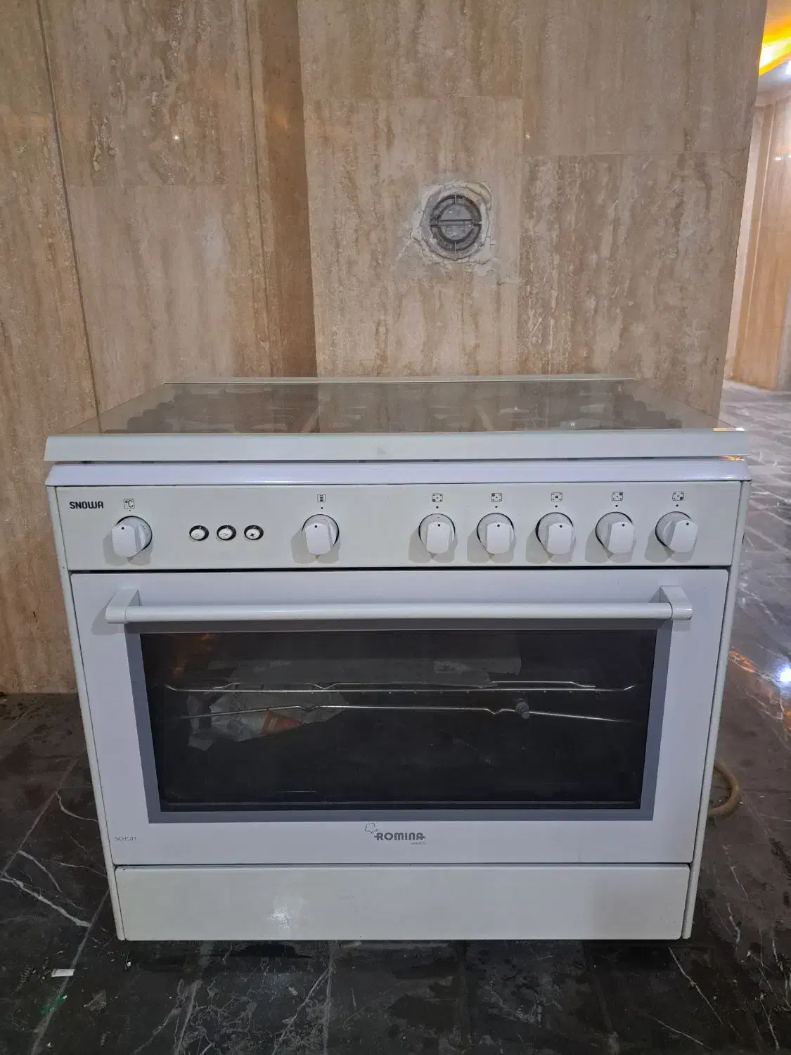 گاز ۵شعله اسنوا فردار،جوجه گردان،سالم|اجاق گاز و لوازم برقی پخت‌وپز|گرگان, |دیوار