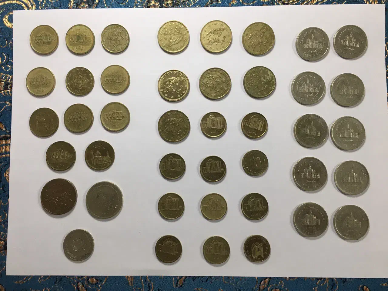 تعدادی سکه قدیمی|کلکسیون سکه، تمبر، اسکناس|اصفهان, صدف|دیوار