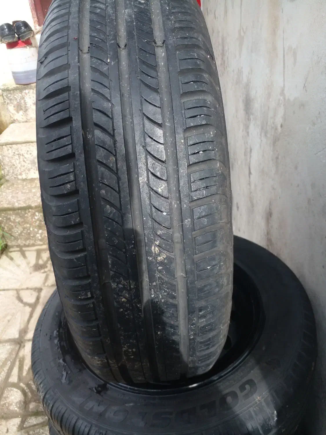 سلام تعداد ۴ حلقه لاستیک دو دست زنجیر|قطعات یدکی و لوازم جانبی|خلخال, |دیوار