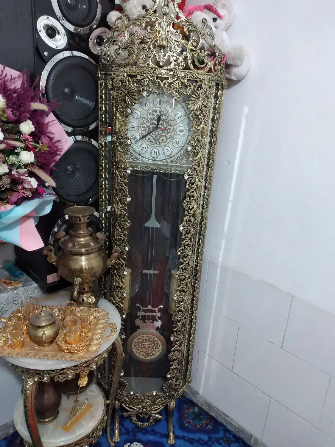 ساعت ایستاده و ویترین|بوفه، ویترین، کنسول|قزوین, |دیوار