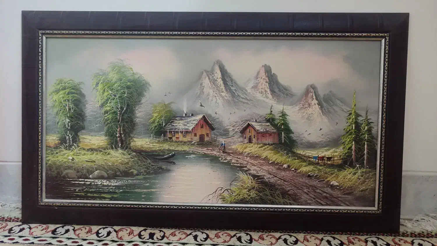 تابلو رنگ و روغن طبیعت|تابلو، نقاشی، عکس|نیریز, |دیوار