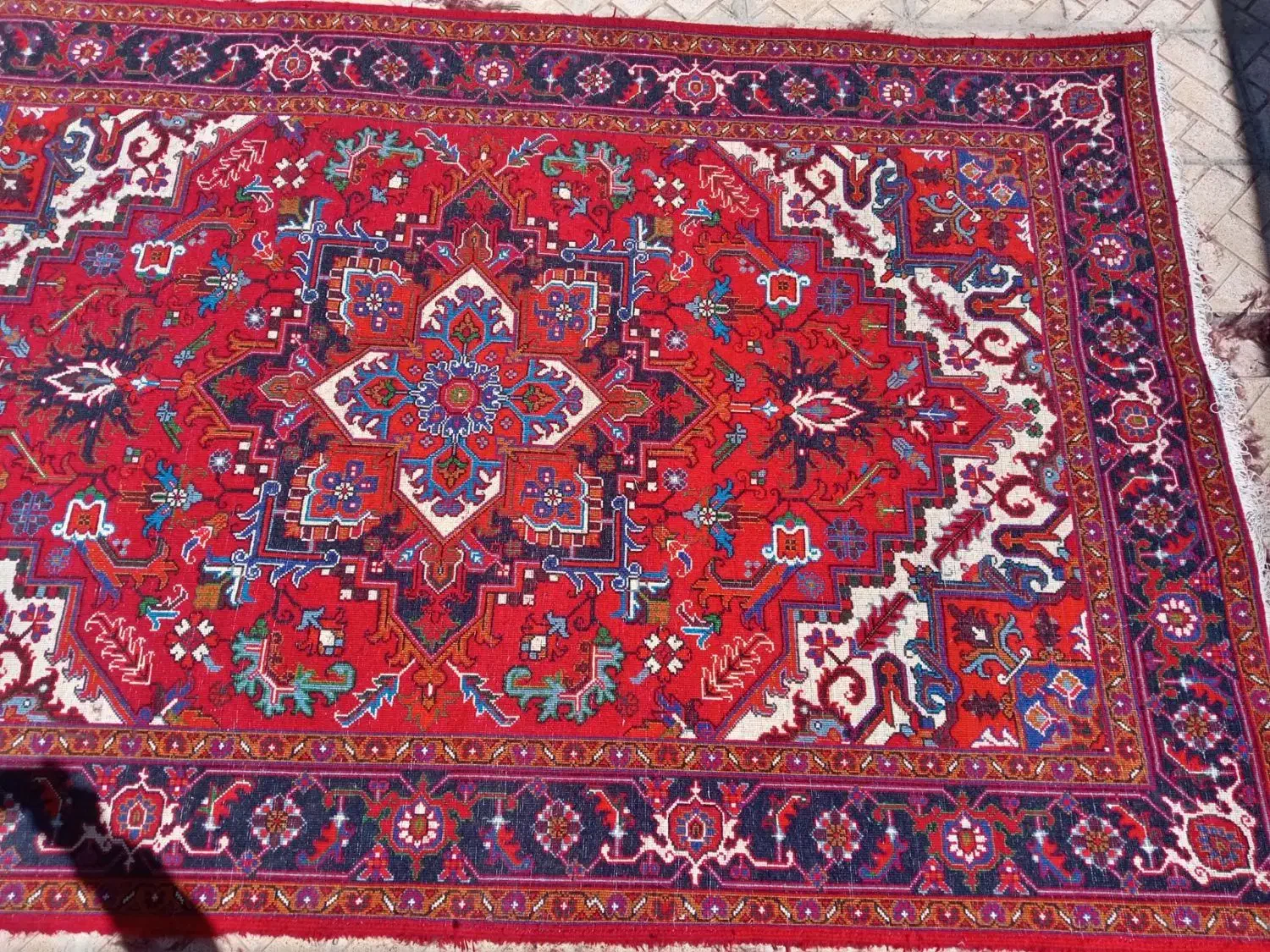 یک جفت فرش هریس  تاجری.   دست بافت|فرش|بستان آباد, |دیوار