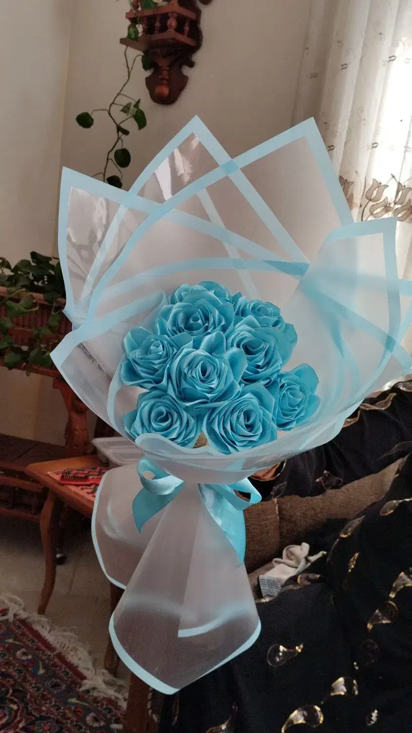 گل روبانی|گل مصنوعی|شاهین‌شهر, فیض|دیوار