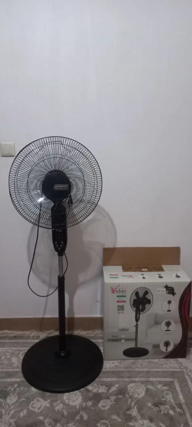 فروش پنکه پایه بلند کنترلی چایی ساز فرش|سایر لوازم برقی|شاهرود, |دیوار