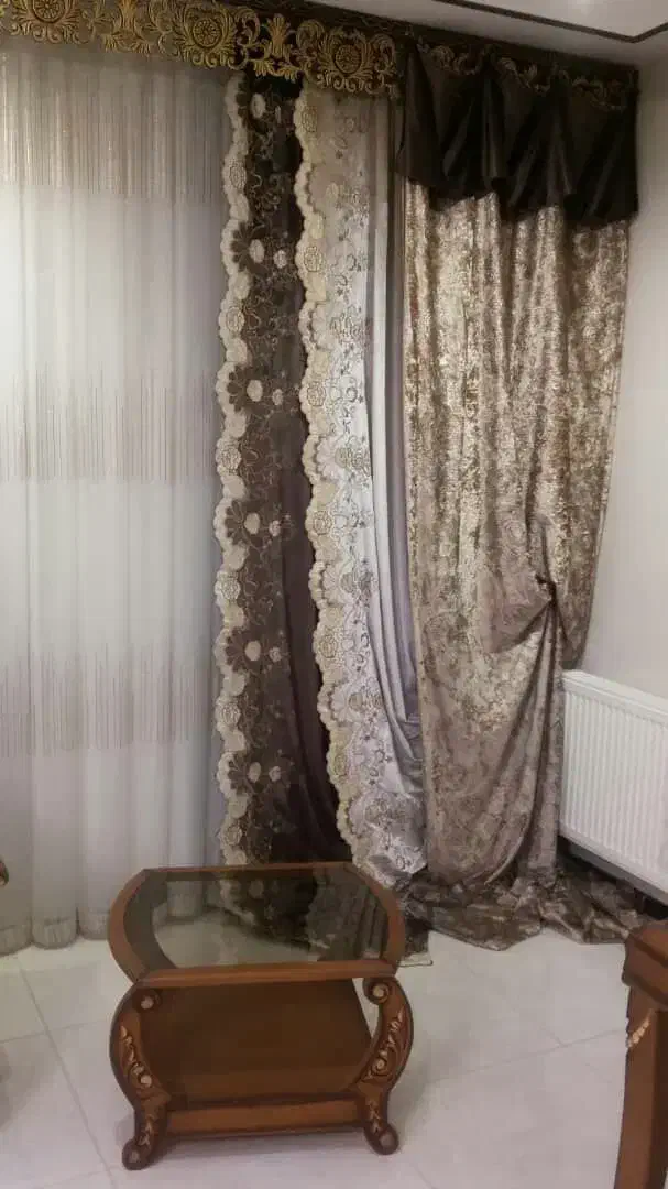 پرده سالن شیک و در حد نو|پرده، رانر، رومیزی|اصفهان, ملک|دیوار